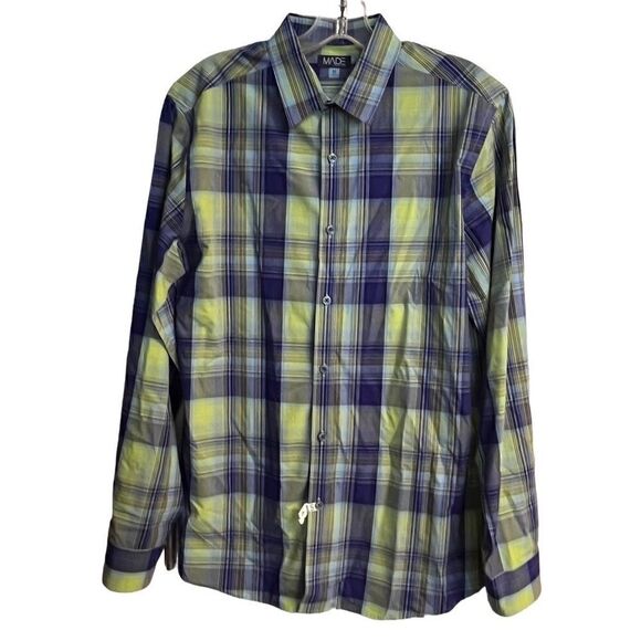 𝅺MADE Cam Newton Striped Dress Shirt - Picture 1 of 5